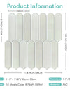 1/10pcs Decorative 3D Peel and Stick Wall Panel 3D Tile Sticker Self-Adhesive Kitchen Tile Backsplash Bathroom Wall Sticker