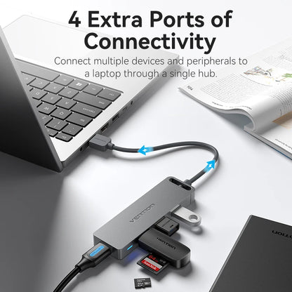 USB C Hub High Speed 4 Ports Multi Type C to USB 3.0 Hub Splitter Adapter for MacBook Pro iPad Pro Xiaomi Lenovo USB Hub