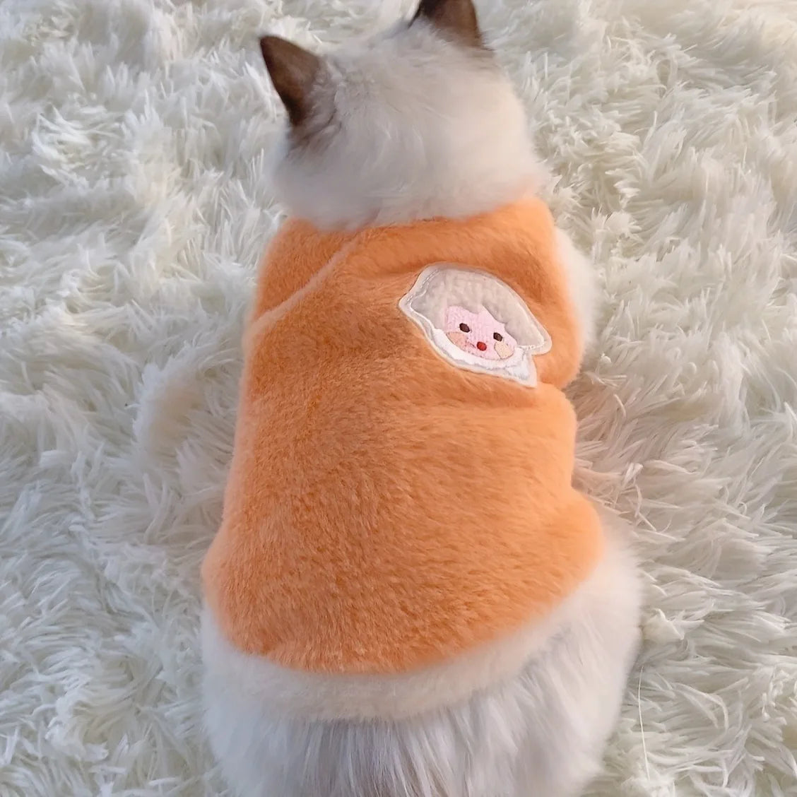 Warm Pet Vest Sweater for Cats and Small Dogs
