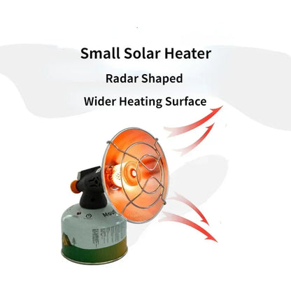 Portable Mini Sun Gas Heating Stove Solar Heater Outdoor Camping Heater Oven Mini Gas Small Sun Warmer Butane