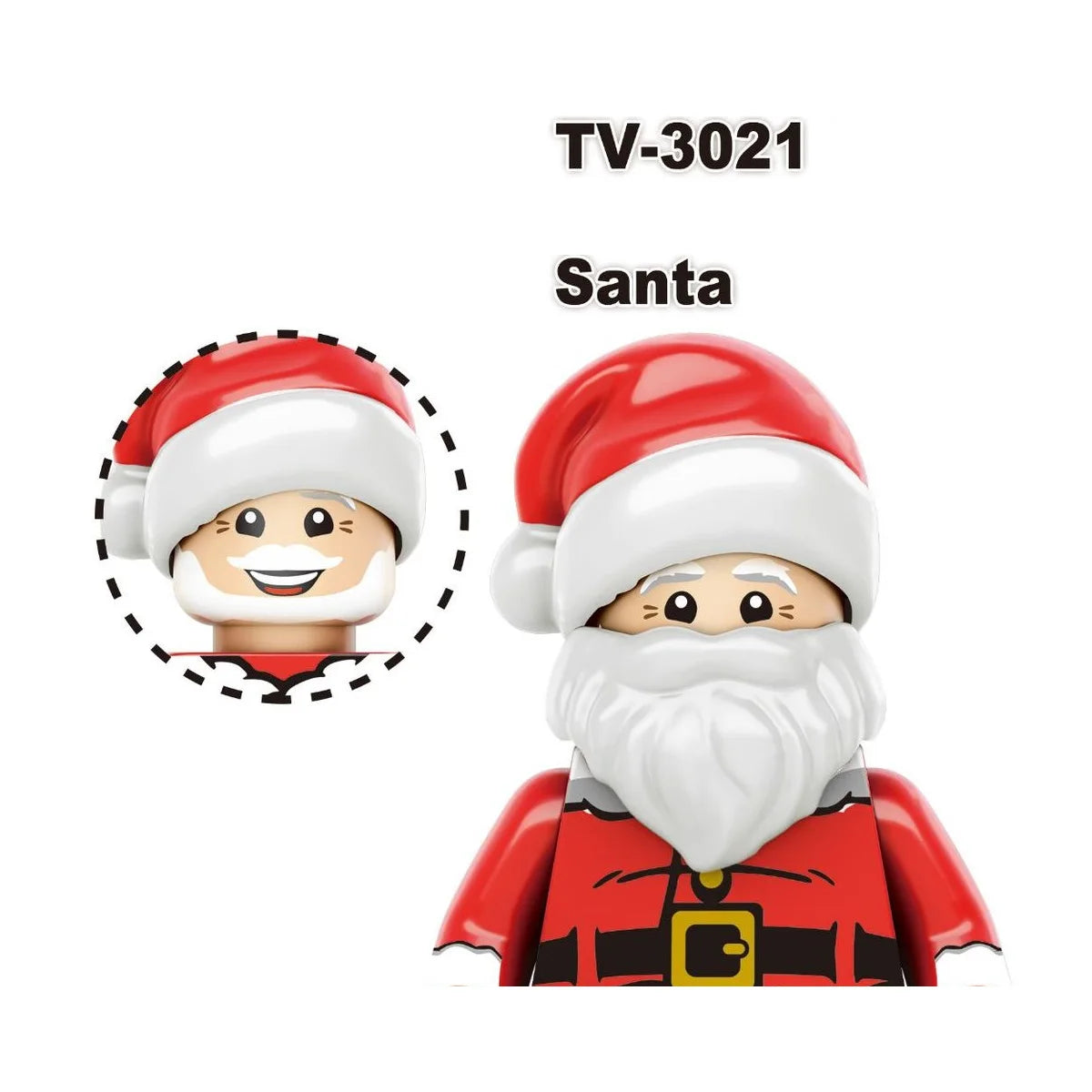 Christmas Gift Elf Santa Claus Building Blocks Mini Action Figure Toys