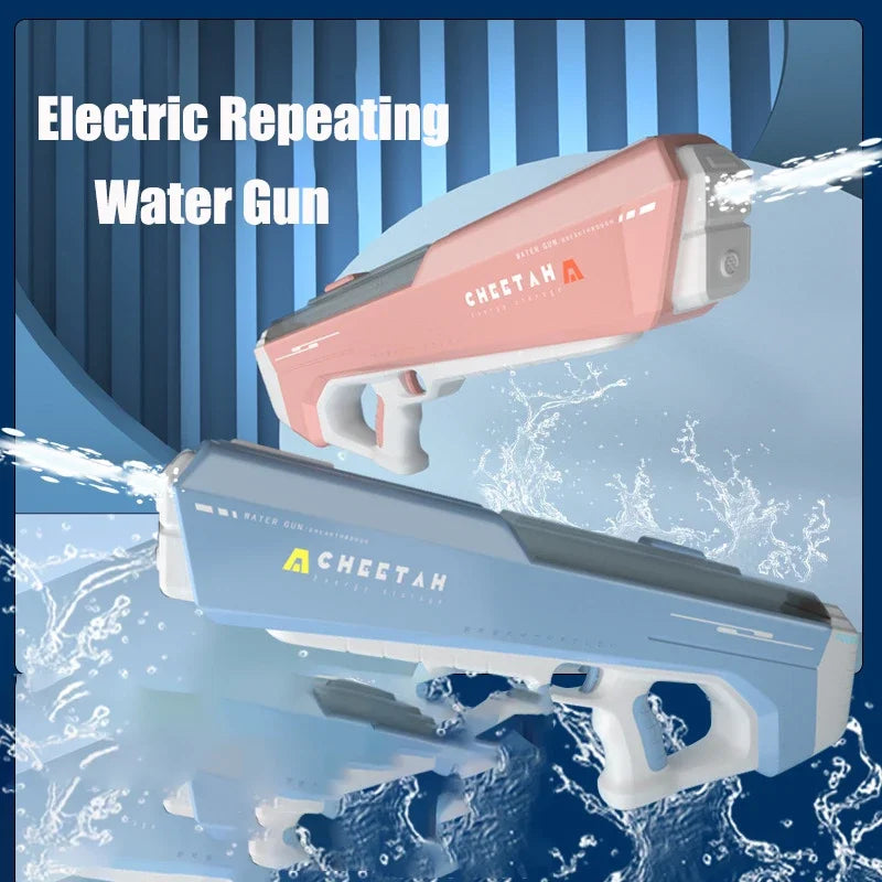 Fully Electric Big Water Gun High Pressure Rechargeable Water Blaster for Outdoor Summer Activities