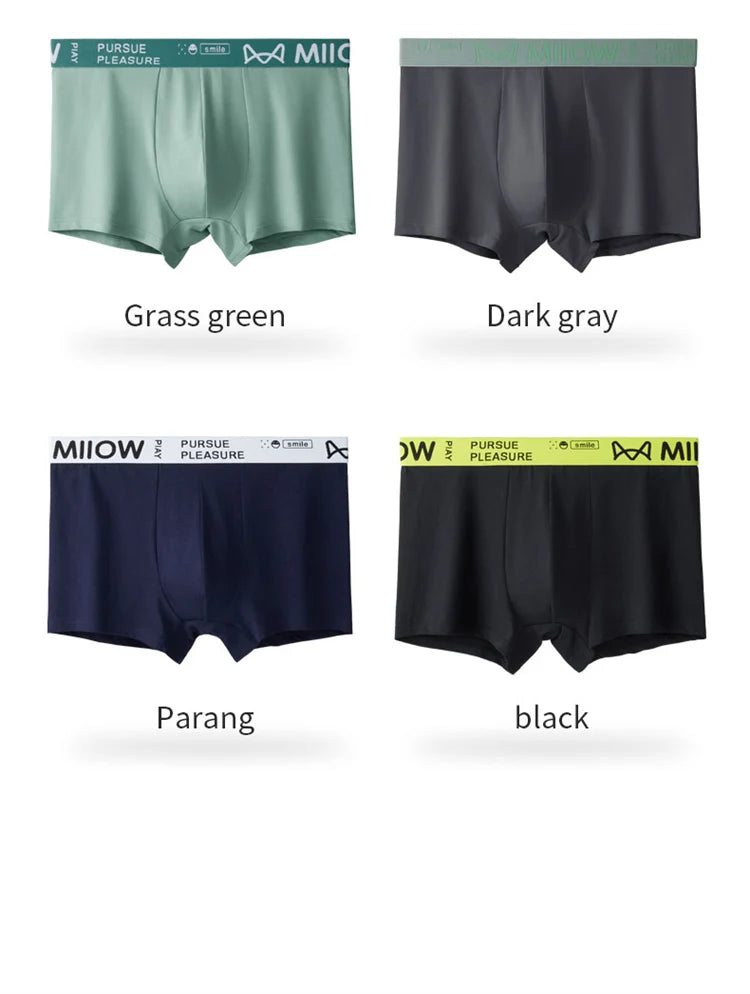 3-Pack Men’s Cotton Graphene Boxers – Soft, Antibacterial, 4XL Underwear