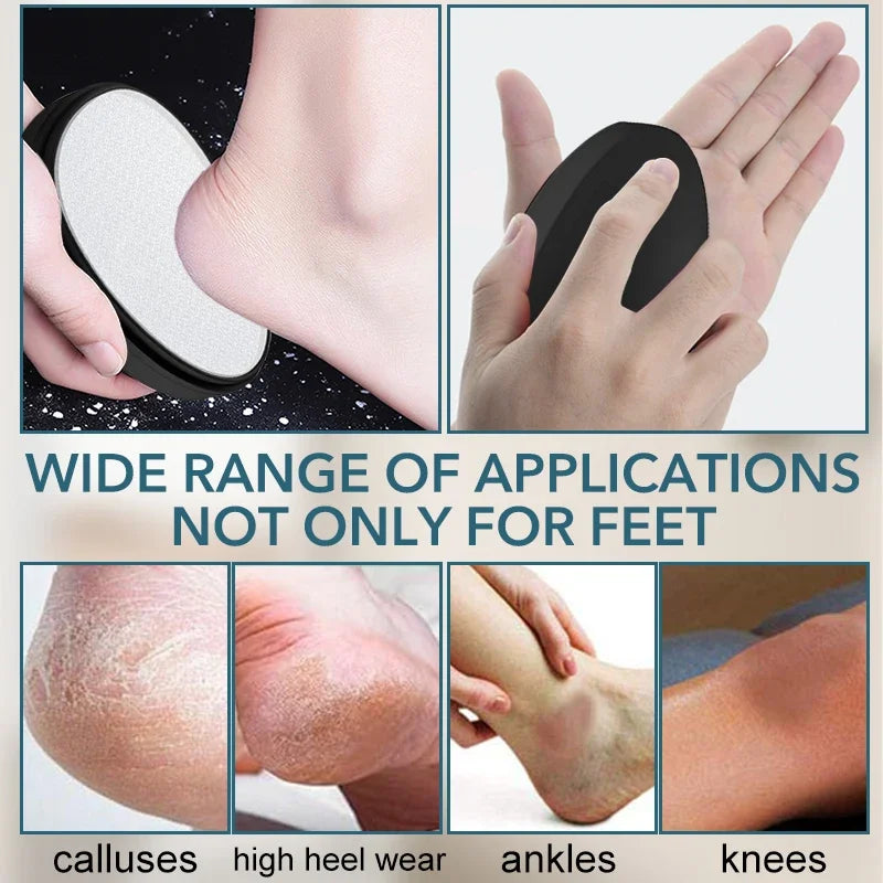 1Pc Nano Glass Foot Plate File Pedicure Crystal Hair Eraser Physical Hair Removal Painless Safe Epilator Reusable Foot Care Tool