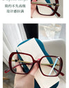 Big Size Woman Eyeglasses Ultra light TR90 White Eyewear Square Full Frame Optical Prescription Frames