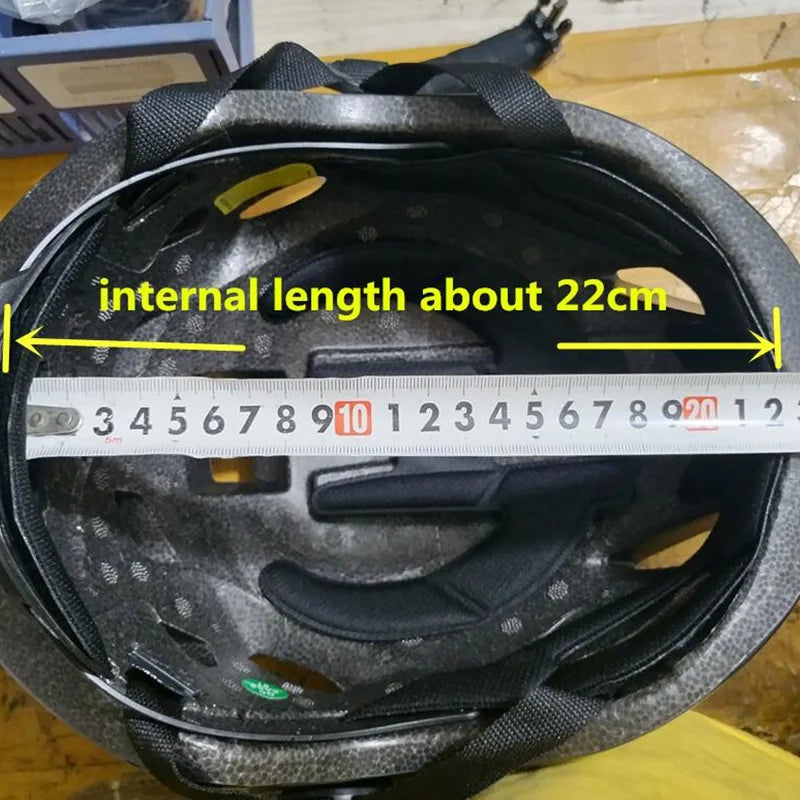 Rechargeable LED Cycling Helmet With Dual Mode Goggles