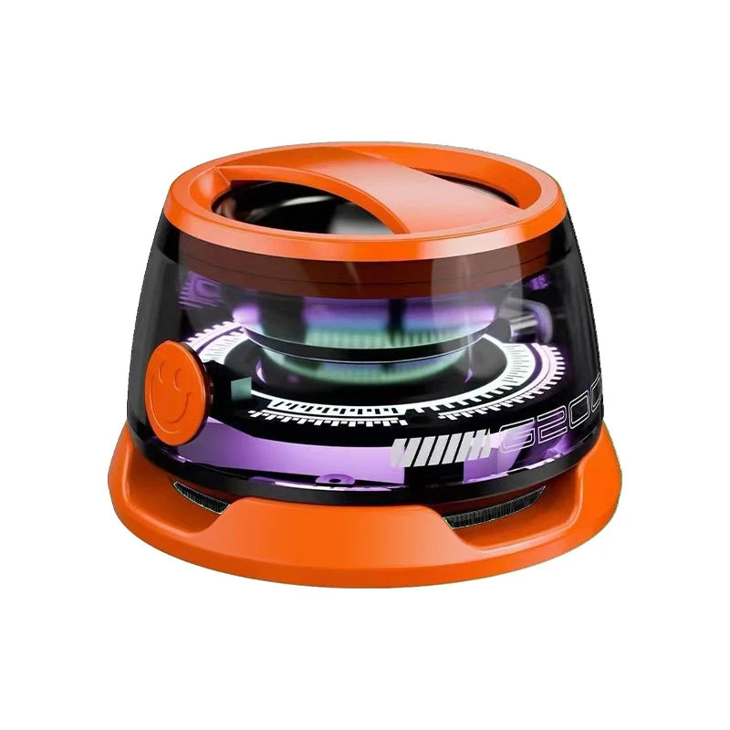 Outdoor  Bluetooth Speaker Wireless Portable Mini Travel Stereo Speaker with RGB Color Light and Phone Holder for Ios