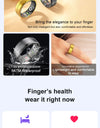 R06 Smart Ring Men Women, Heart Rate and Blood Oxygen Monitor, IP68 & 5ATM Waterproof, Multi-sport Mode