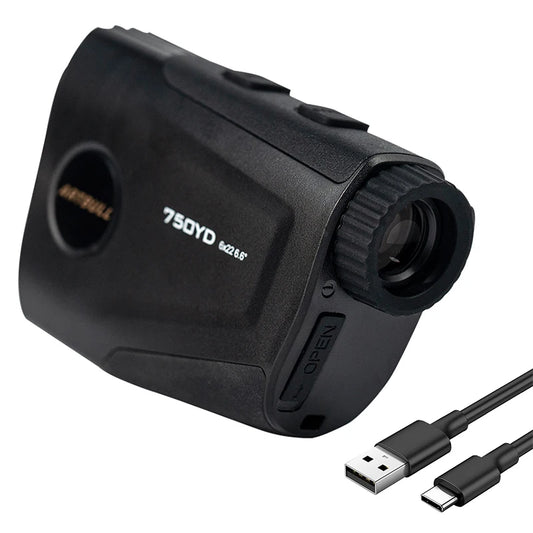 6X Rechargeable Golf Laser Rangefinder 750 Yard With Flag Lock
