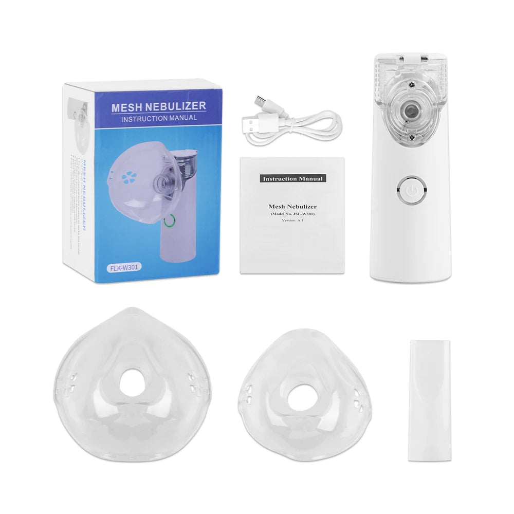 Handheld portable Inhale Nebulizer Mesh atomizer silent inhaler nebuliser inhalator  adult nebulizador Dry Battery Type