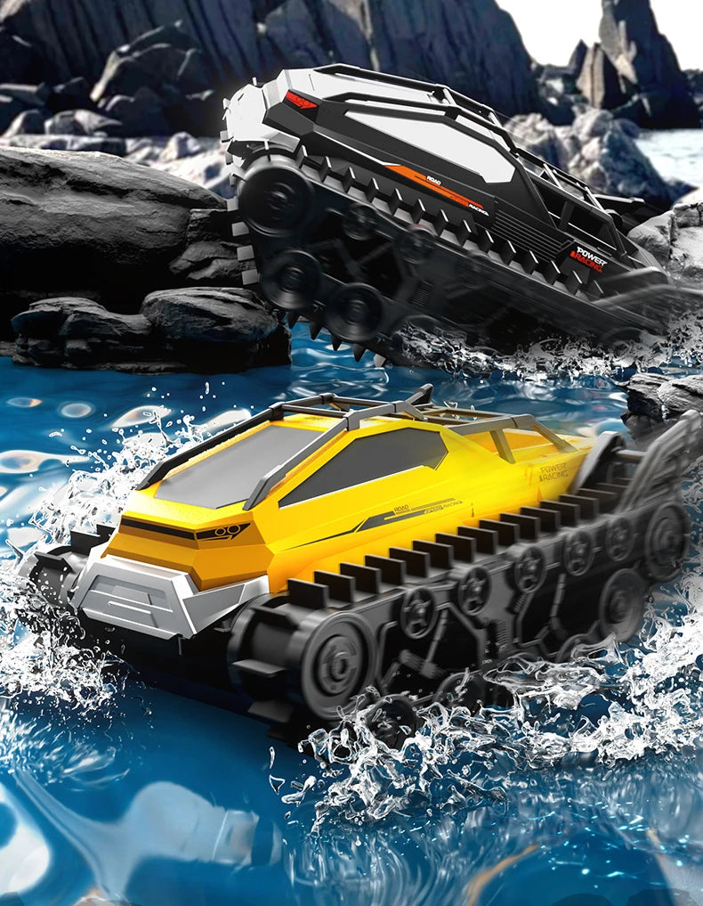 4WD RC Car 2.4G Amphibious 4 Wheel Remote Control Truck Climbing Off Road Waterproof Armored Vehicles 's Toys