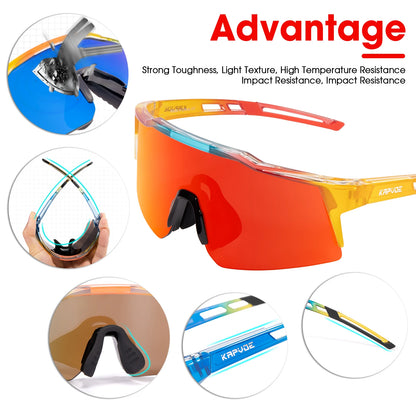 Glasses UV400 Bicycle Goggles Boys Cycling Glasses MTB Cycling Sunglasse