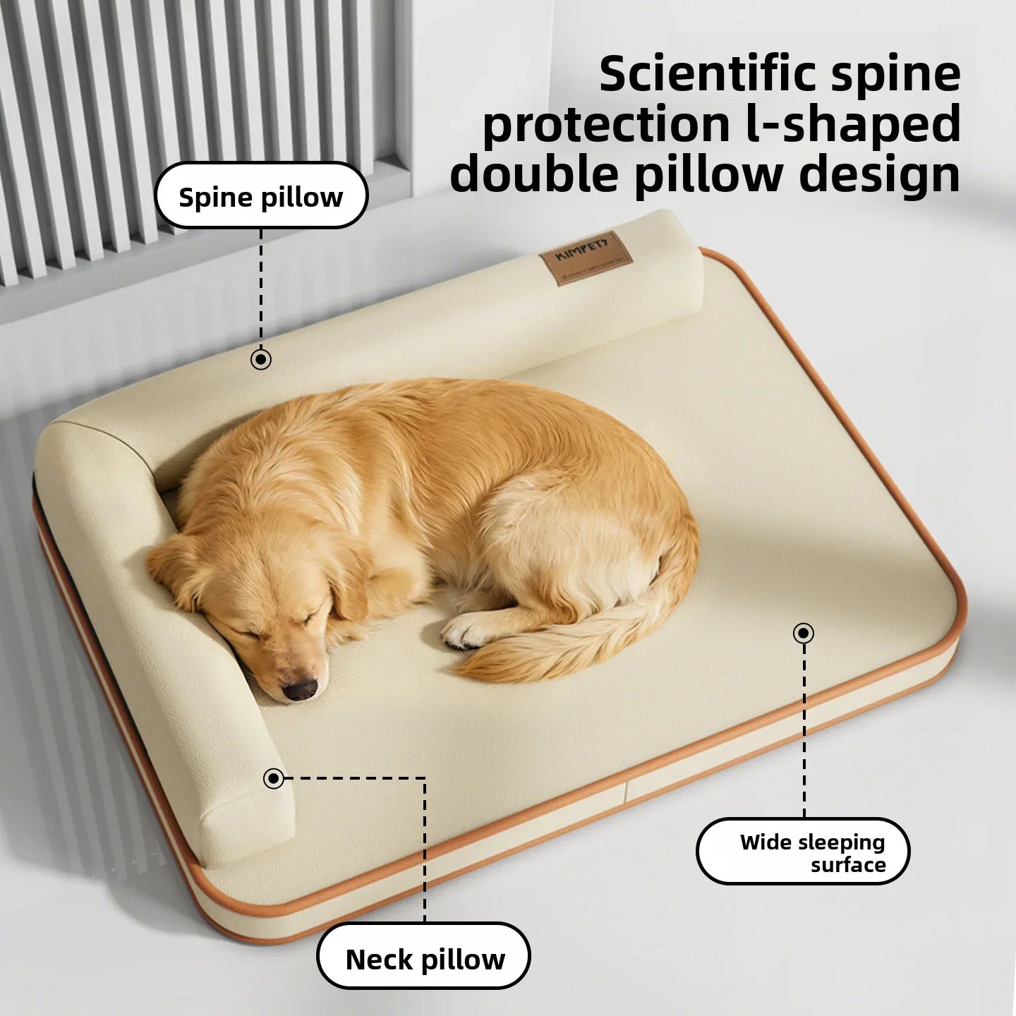 Washable Plush Pet Bed Cushion Sofa for Dogs and Cats