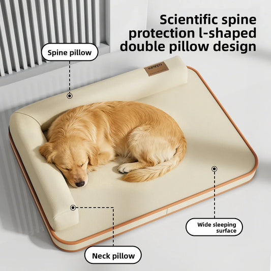 Washable Plush Pet Bed Cushion Sofa for Dogs and Cats