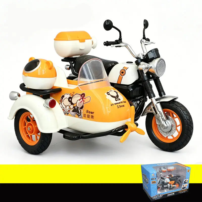 Diecast Monkey Z50 Sidecar Motorcycle Model 1 to 8 Scale