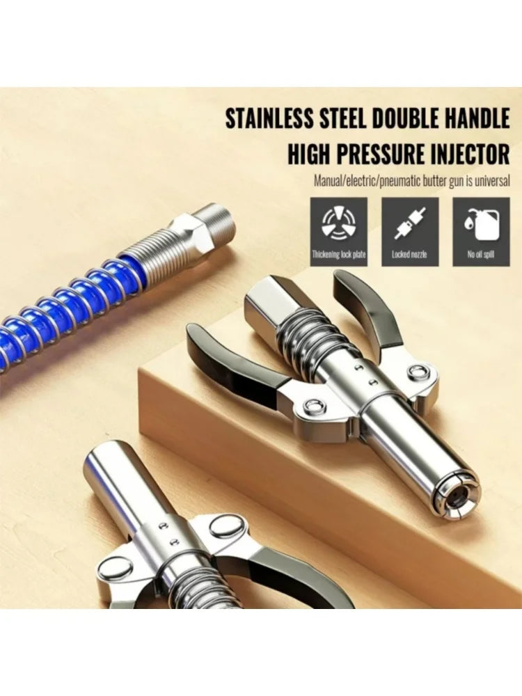 Grease  Coupler 10000 PSI NPTI/8 High Pressure Grease Nozzle Oil Pump Car Syringe Lubricant Tip Repair Accessories Lubricant