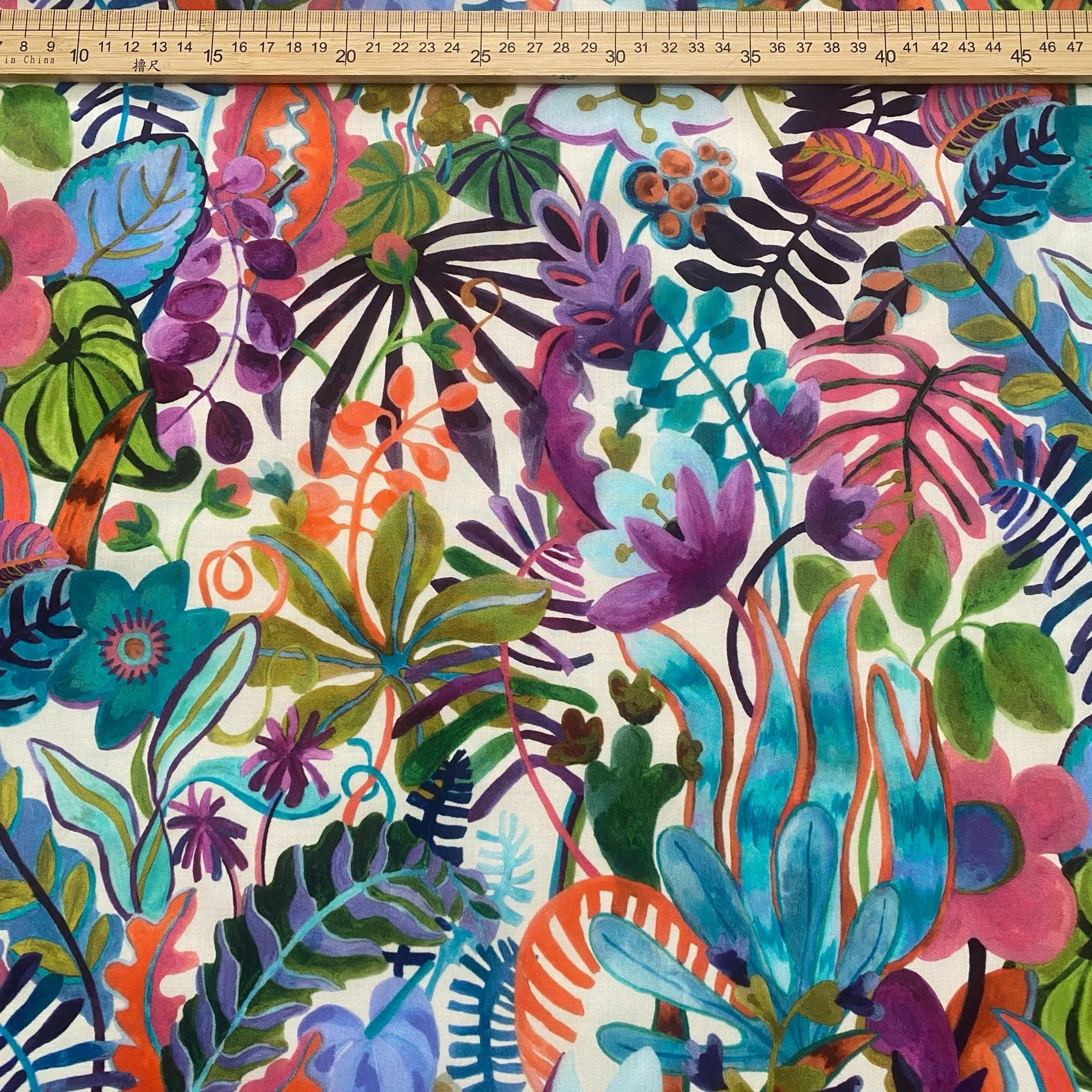 1/2/5M 100% Cotton tana lawn fabric 80S Like Liberty Jungle trip Fabric Sewing children's clothes shirt dress handmade DIY Cloth