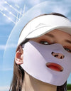 Scarves For Women Sun UV Protection Solid Color Summer Ice Silk Face Scarf Anti-uv Face Cover Sunscreen Veil Sunscreen Mask