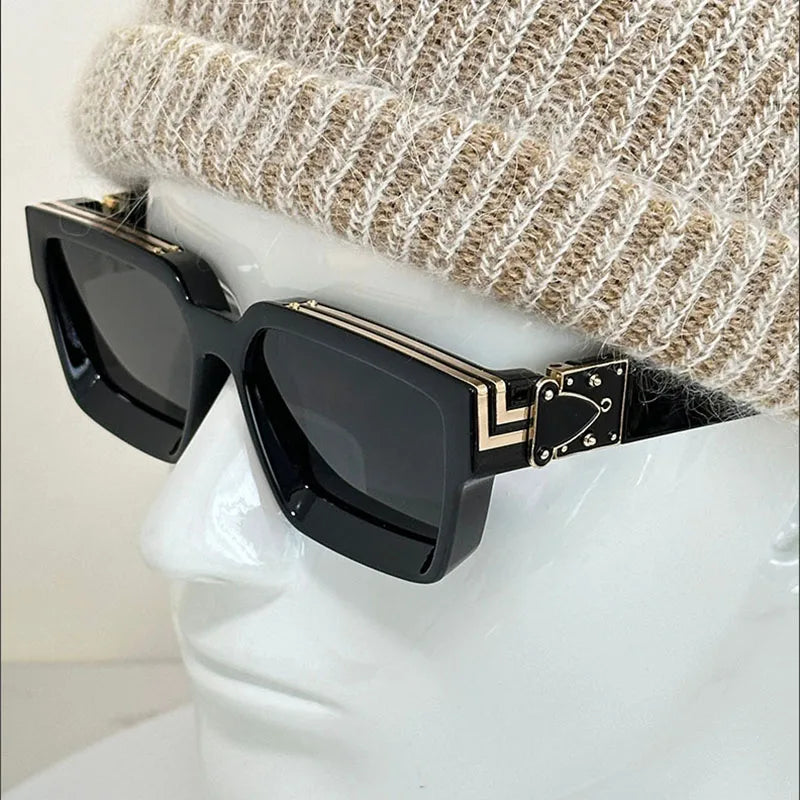 Millionaire Square Sunglasses With UV400 Protection