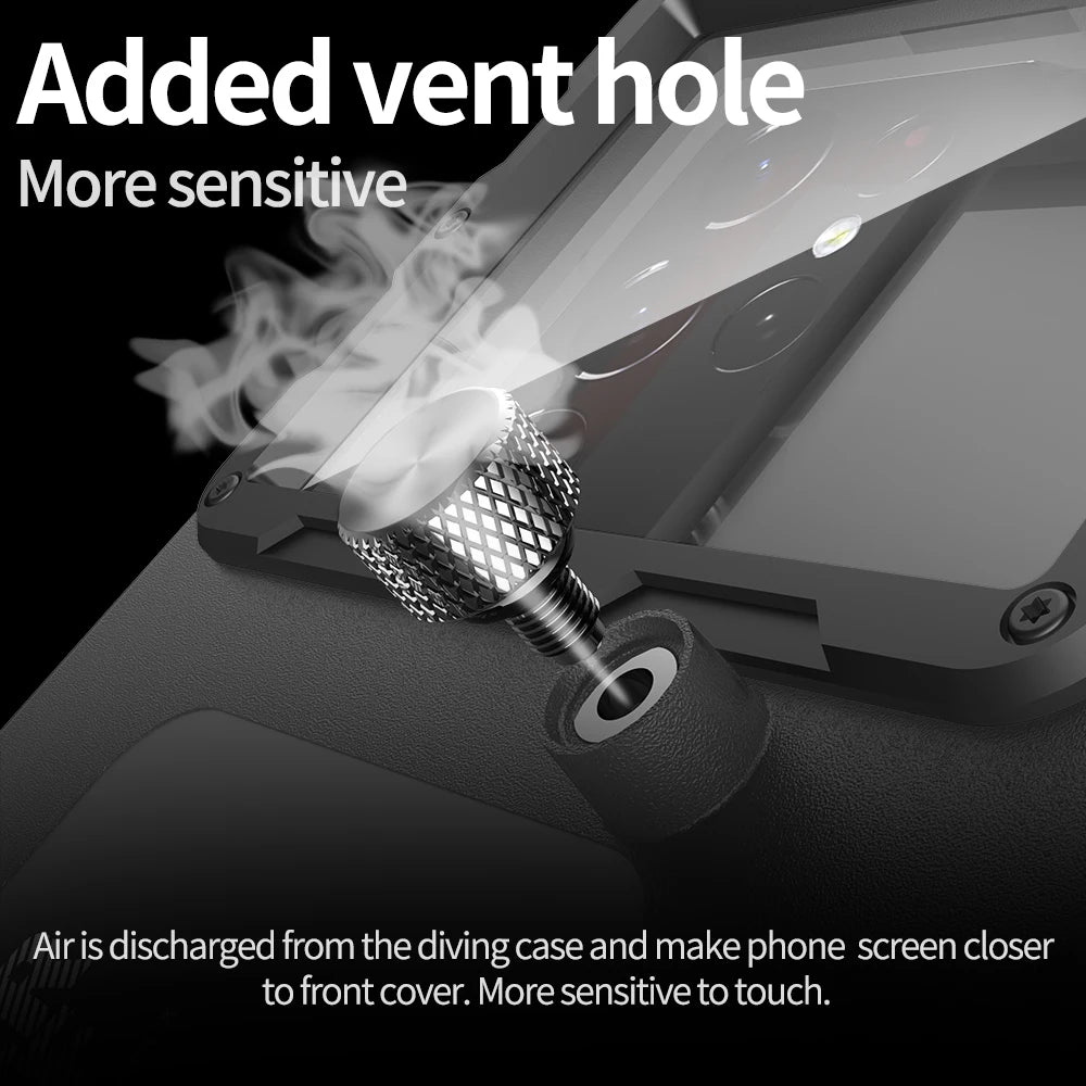 multicolor IP68 standard 15M/50ft diving/swimming photography professional diving waterproof Phone Case