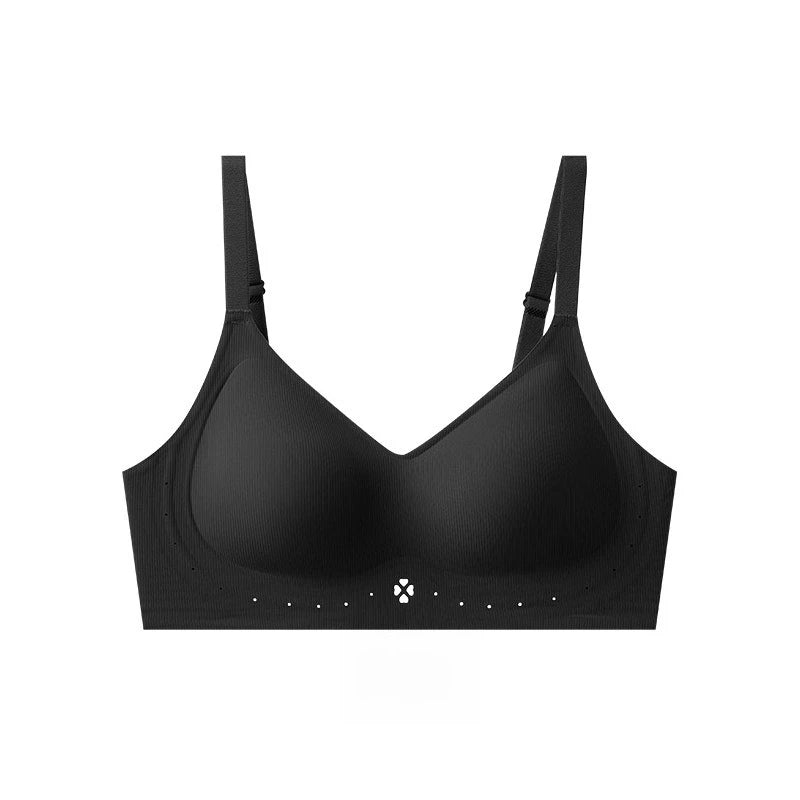 Womens Seamless Wireless Push Up Everyday Bra