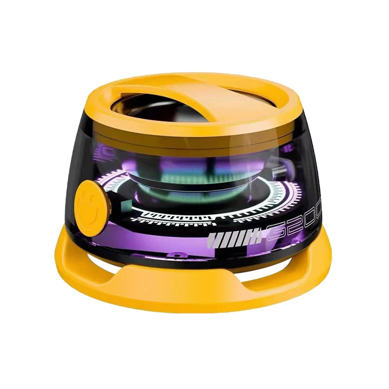 Outdoor  Bluetooth Speaker Wireless Portable Mini Travel Stereo Speaker with RGB Color Light and Phone Holder for Ios