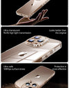 Case For iPhone 16 Pro Max Case Transparent PC Anti-Yellow Material Lens Protection Cover For iPhone 16 Pro 16 Plus Case