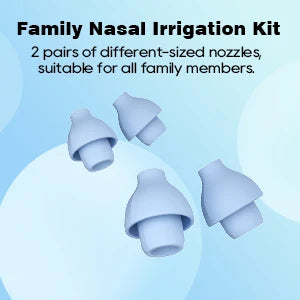 Electric Nasal Irrigation System with 50 SaltPods Suction Irrigator Nose Washer Sinus Rinse All-Round Deep Cleaner Machine