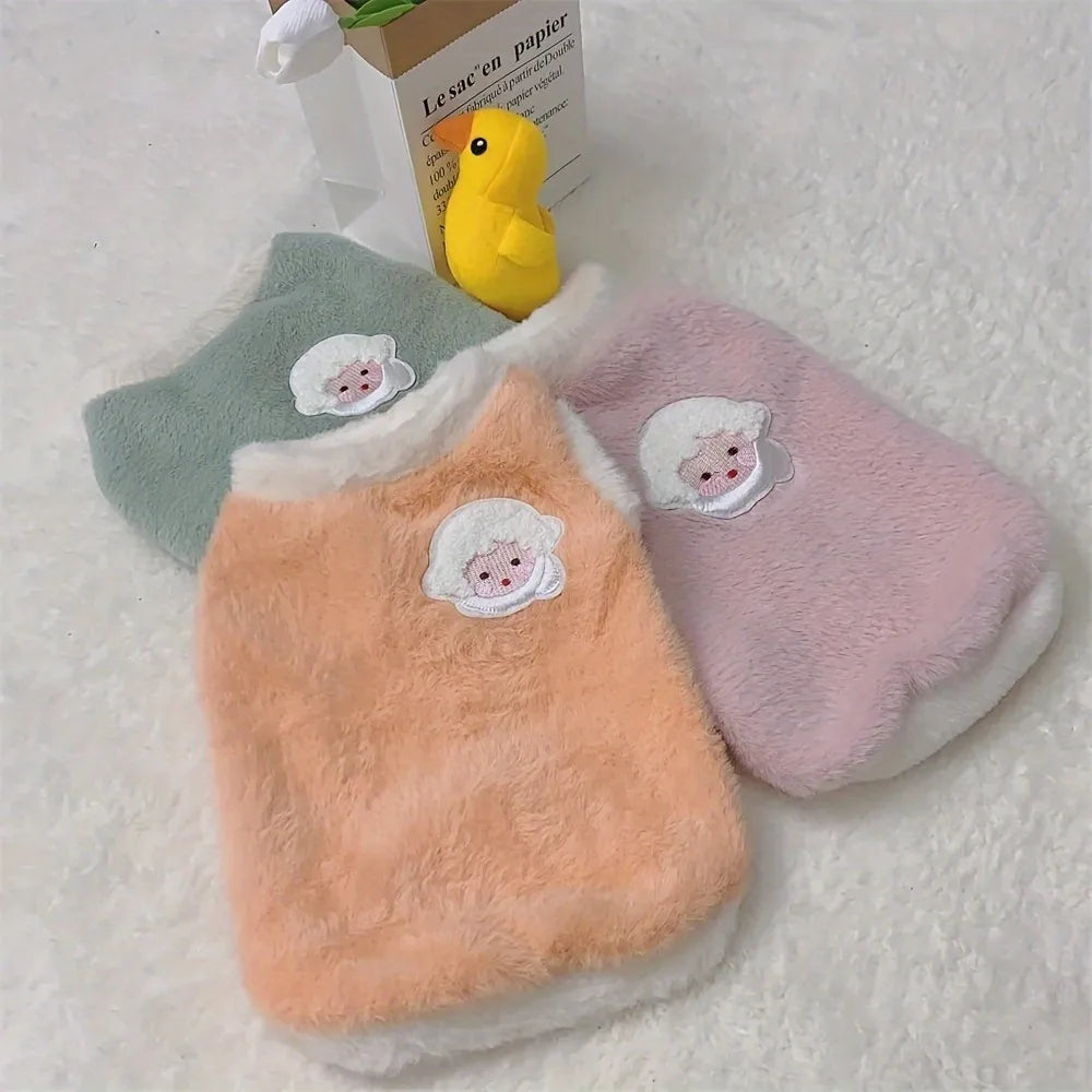 Warm Pet Vest Sweater for Cats and Small Dogs