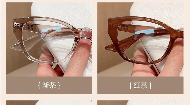 Retro Cat Eye Butterfly Eyewear Ultra light TR90 Spectacle Optical Prescription Frames Specs For Women