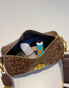 Shoulder Bag Luxury Designer Fashion Letter Printing Handbag Women's Broadband Crossbody Shoulder Bags Wallet