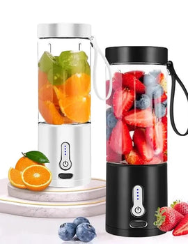 530ML Powerful Portable Blender for Smoothies Shakes USB Rechargeable Food Processor Fruit Mixer Machine Mini Juicer Blender Cup