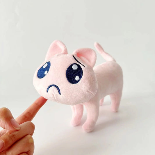 Cute Pink Anime Girl Plush Doll Soft Stuffed Toy