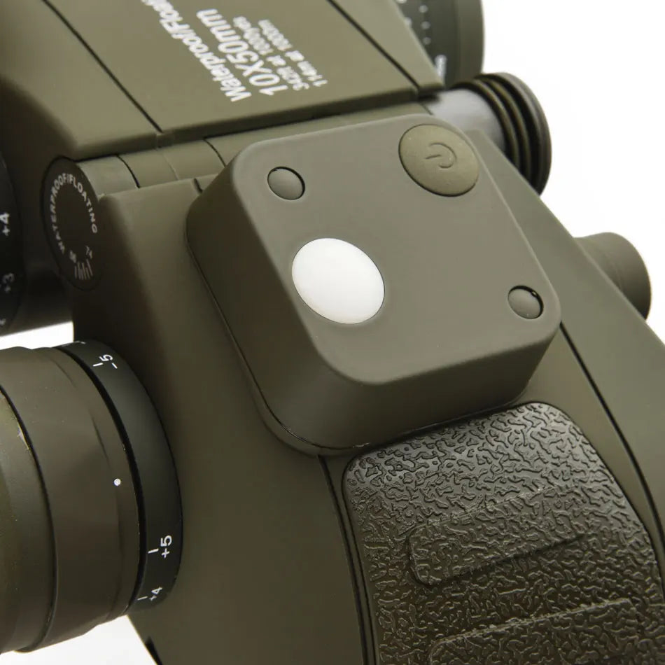 Binoculars 10x50 Professional Powerful Telescope Marine Waterproof With Compass Rangefinder Hunting Hiking Camping Navigation