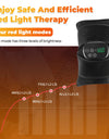 Multifunctional Red Light Massage Pad with Digital Display Controller LED Red Light Therapy Vibration Massage Relax Body