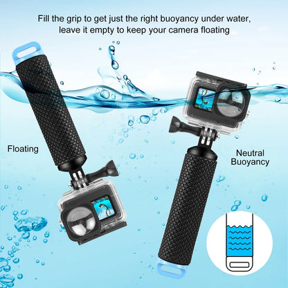 Floating Handle Hand Grip Buoyancy Rods for Smart Phones for Gopro DJI Insta360 Action Cameras