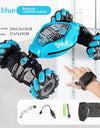 4WD RC Drift Car With Music Led Lights 2.4G Gesture Radio Remote Control Spray Stunt Car 360° Rotating Climbing Car Toys Gift