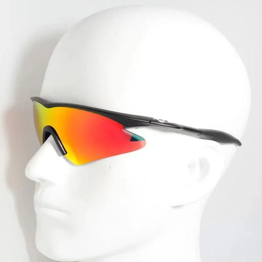 Road Bike Sunglsses With 5 Lens Red Men Cycling Glasses UV400 MTB Bicycle Sport Goggles Equipment Polarized