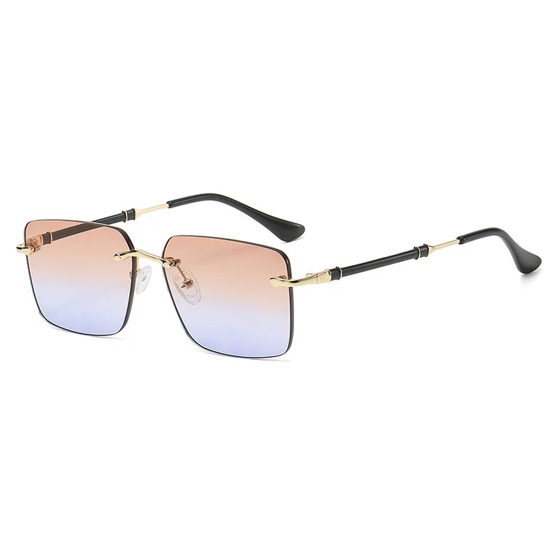 Trimmed Square Sunglasses Cover  Trend European And American Star Glasses