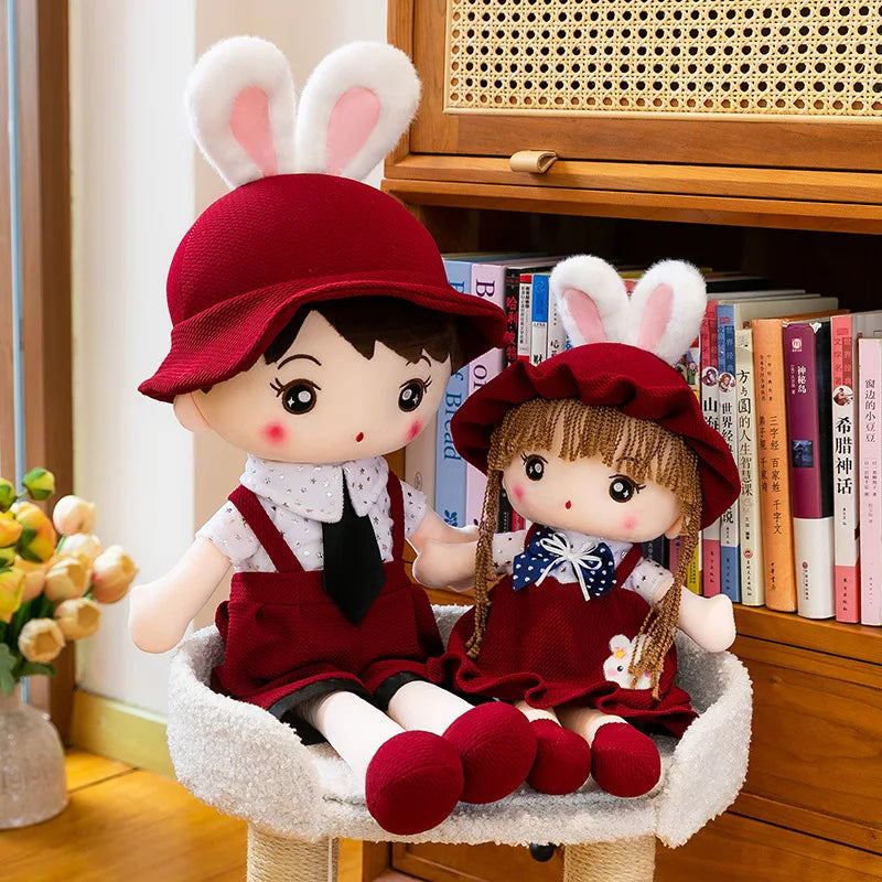 Cute Starry Sky Couple Design Plush Stuffed Doll Toy