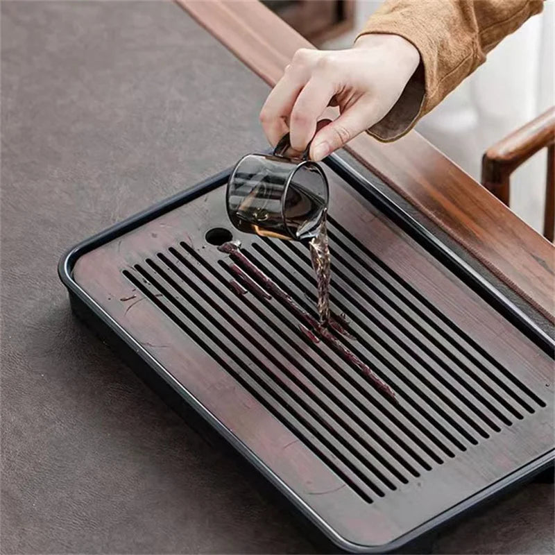 6pcs/Set 80ml High Borosilicate Black Small Glass Teacup Chinese Kung Fu Tea Flower Tea Water Cup Tea Set Accessories Teaware