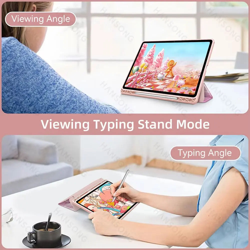 For Samsung Galaxy Tab Case for Galaxy Tab A9 Plus A9 A8 Case for Tab S9 Plus S9 FE S9 S8 Plus S8 S7 Plus S7 FE S7 S6 Lite Cover