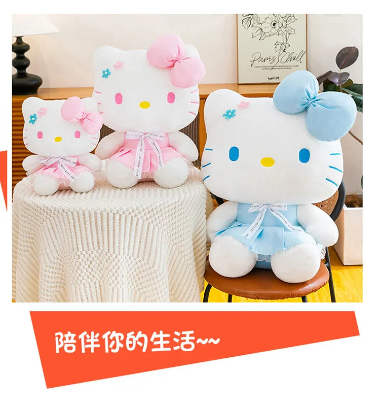 Cute Cat Character Plush Stuffed Doll Pillow Toy