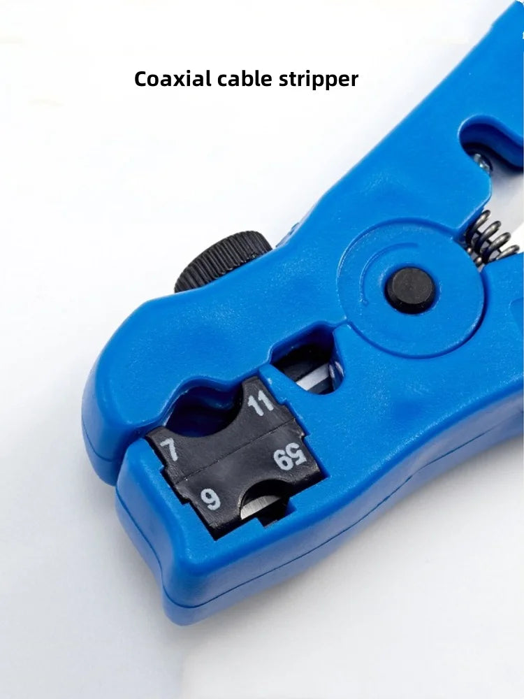 Multi-functional Wire Plier Cable Wire Pliers Electric Stripping Tools Cutter Striper for UTP/STP RG59 RG6 RG7 RG11 Cable Cutter