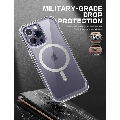 For iPhone 14 Pro Case 6.1 inch (2022) UB Mag Series Premium Hybrid Protective Clear Case Compatible with MagSafe