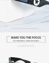 Cyberpunk Sunglasses  One Piece Shape Wrap  Ring Small Frame Punk Men Women Fashion Trend Futuristic Sunglasses