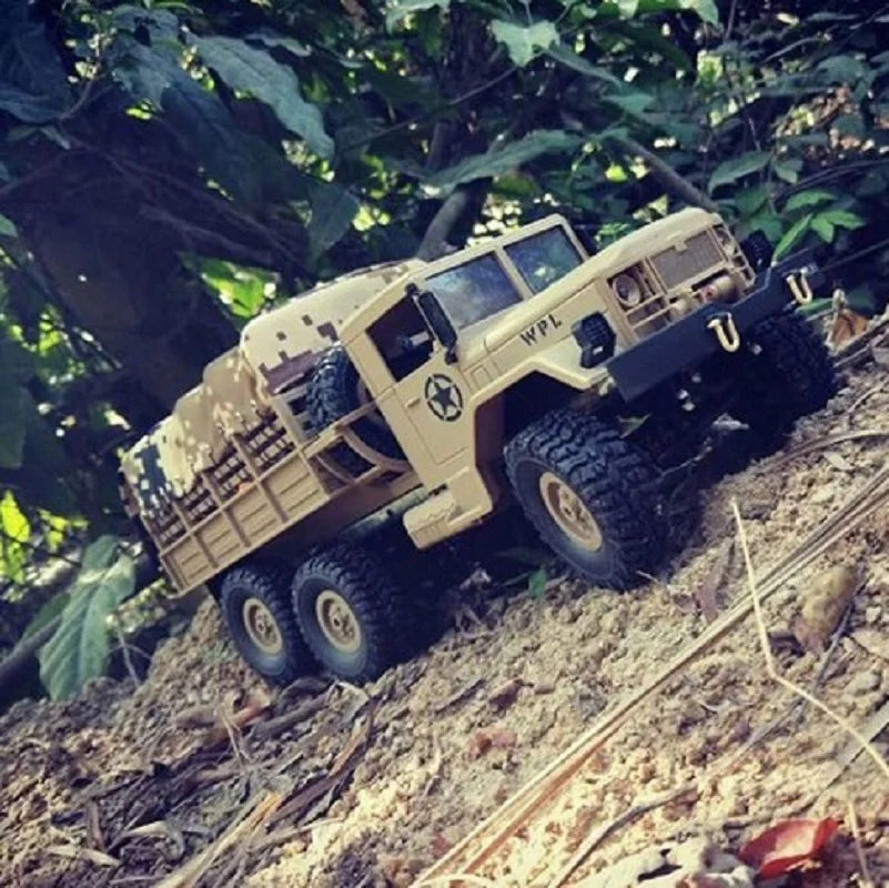 1 to 16 Scale 6WD Remote Control Off Road Military Truck