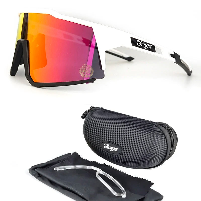Photochromic Cycling Sunglasses UV400 Sports Bike Eyewear