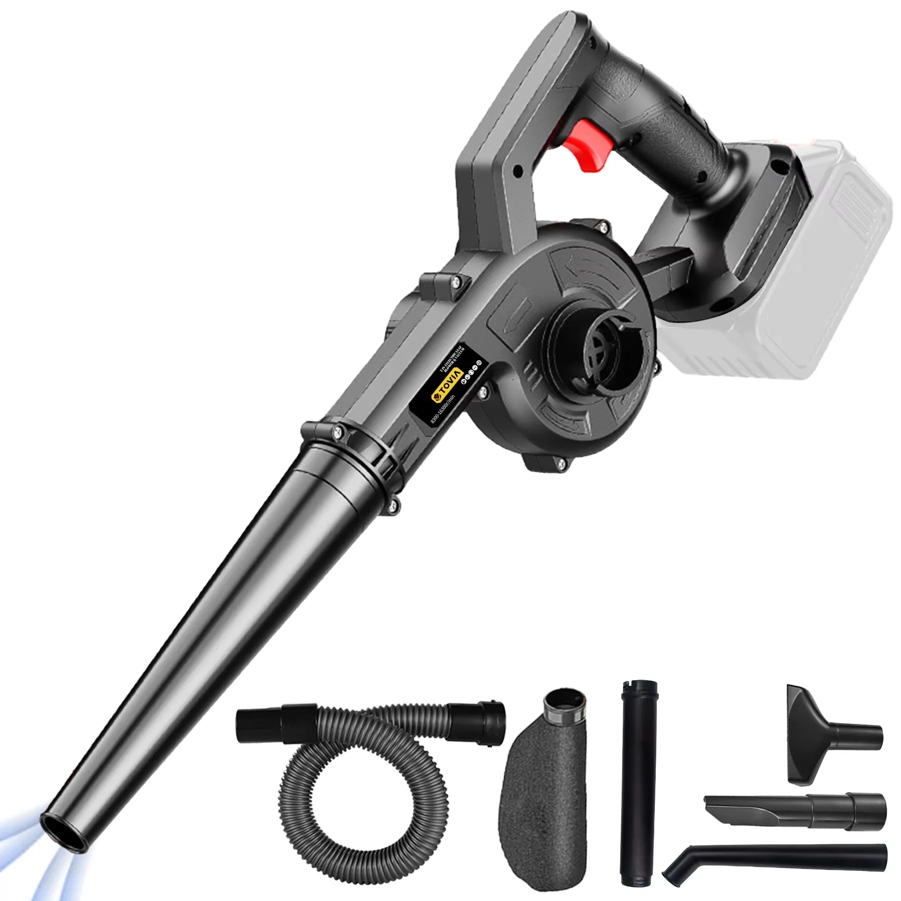 Cordless Air blower 2-in-1 Blowing & Suction Electric Leaf Blower Dust Collector Cleaner For Pet Hair Car For Makita 18V Battery