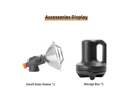 Portable Mini Sun Gas Heating Stove Solar Heater Outdoor Camping Heater Oven Mini Gas Small Sun Warmer Butane